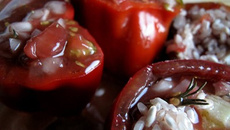 Poivrons farcis au chèvre