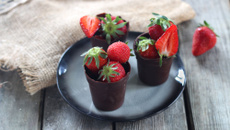 Mini gobelets en chocolat
