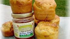 Muffin au chorizo et gelée de piment