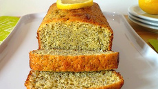 Cake citron et pavot