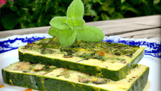 Terrine de courgettes à la menthe