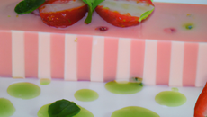 Terrine de fraises au muscat
