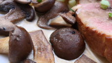 Pintade fermière aux cèpes