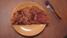 Tarte au beaufort et au jambon