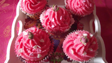 Cupcakes aux notes florales