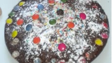 Gâteaux aux chocolat et smarties