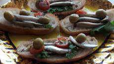 Tartina'light de sardines