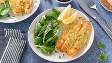 Filets de poisson panés au four