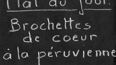 Brochettes de cœur de bœuf à la péruvienne