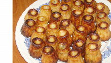 Cannelés aux poireaux et saumon
