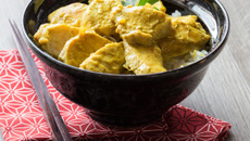 Poulet curry-mangue
