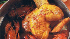 Poulet aux ecrevisses