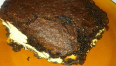 Moelleux au chocolat et M&M'S petits beurre