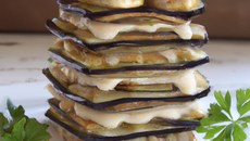 Millefeuille d'aubergines