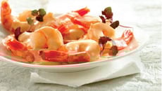 Gambas au Boursin ail et fines herbes
