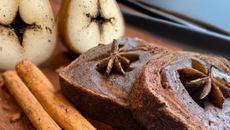 Poires, chocolat et pain d'épices