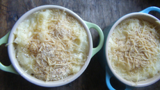 Gratin de purée pâtisson - pomme de terre