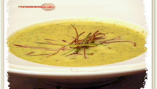 Crème de chou et légumes du potager