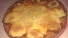 Gâteau aux pommes et beurre salé