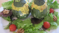 Courgettes farcies végétariennes rapides
