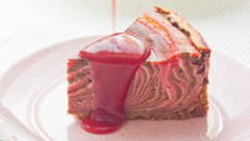 Cheesecake zébré façon Napolitain
