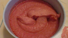 Glace aux fraises maison