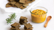 Crackers aux lentilles du Puy