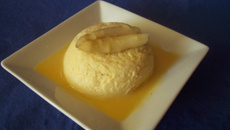 Flans d'asperges sauce hollandaise