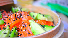 Chirashizushi, la version simplifiée au Saumon de Norvège et à l'avocat