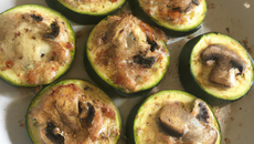 Courgettes fondantes aux cèpes