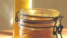 Ecorces de pamplemousse confites au miel et à la fleur d'oranger