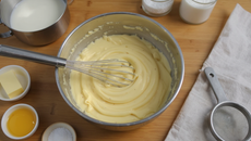 Crème pâtissière facile au sucre vanillé