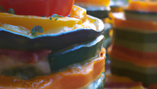 Tian de légumes du soleil fondants