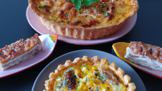 Quiche au thon et crevettes