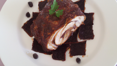 Poulet enrobé de pâte Cacao & Chocolat