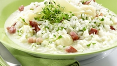 Risotto au choux-fleurs avec gruyère AOC