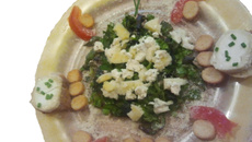 Salade de printemps aux 4 fromages italiens