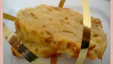 Cake aux pommes et amandes