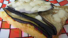 Tartines de polenta aux aubergines grillées