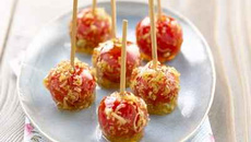 Sucettes de tomates de France à la citronnelle