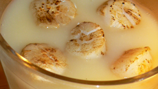 Velouté de chou fleur aux St Jacques