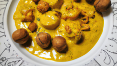 Noix de St Jacques à la crème curry