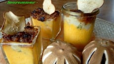 Mousse de Potimarron en Croûte de Poires et Pistaches à la Williamine