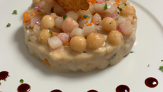 Tartare de Saint Jacques aux Champerloises
