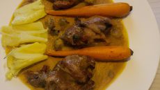 Lapin au cidre économique