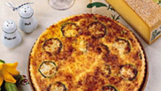 Tarte à la courgette et au Comté