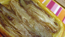 Tarte fine aux endives et à l'orange
