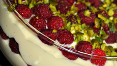 Trifle framboises et spritz