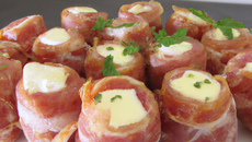 Mignonettes de porc farcies au salami et fromage