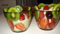 Dessert ou goûter fruit frais